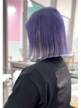 シャルティア(SHALLTIA) ハイトーン/ケアブリーチ/ペールカラー/パープル/切りっぱなし