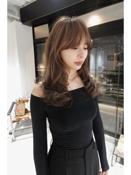 ロヌ(RONU) ミディアムレイヤー/ブリーチなし/ベージュ