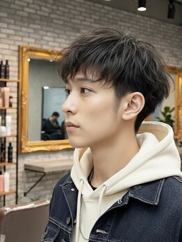 リープス(LEAPS)の写真/【なんば駅地下直結】第一印象は髪型でキマる!高い技術力で毎日のセットも簡単に決まる再現性の高さ◎