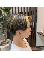 ヘアメイク ユーカラット(hair make u carat) カラー メッシュスタイル【ブリーチのみ】