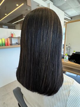 クラップス オル 金沢八景(CLAPS Ore) 追浜顔周りレイヤーカット顔周りカットブリーチなしダブルカラー