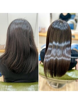 グリーンルームセカンド 結城店(GREEN ROOM. 2nd) 40代女性の上品ストレート