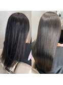 髪質改善ロングスタイル