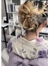 花火大会ヘアセット♪