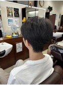 シースルバング分けスタイル