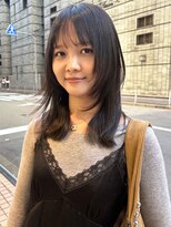 ミース(MIES)&nbsp;ハッシュカット/顔まわりレイヤー/担当者平井