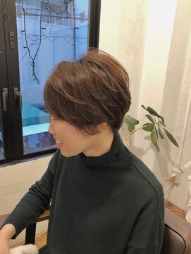 アンプレヴーアジュテ(Impre'vu ajoute) 【人気のショートボブ】ふんわりハンサムショート