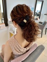 フェリーチェ(Felice)&nbsp;花嫁ポニーテール　結婚式　パーティー　二次会　ブライダル