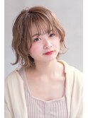 Aimee 町田 ゆるふわボブ×ミルクティーベージュ
