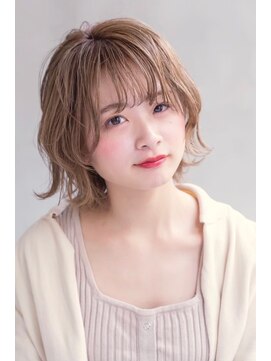 エイミー(Aimee) Aimee 町田 ゆるふわボブ×ミルクティーベージュ