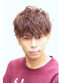 【ヨシザワ人形町】ツーブロックマッシュアンニュイパーマ
