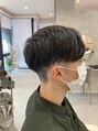 アグ ヘアー ウタリ 麻生店(Agu hair utari) 3mmツーブロ+トップ6cm。癖を生かしてアレンジしやすいデザイン