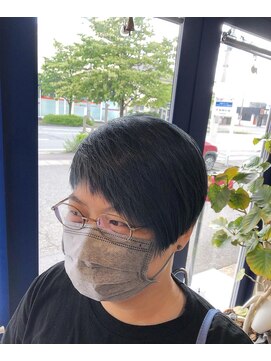 リラ ヘア サロン(rela hair salon) ダークグリーンカラー