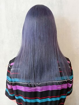 アルバム 渋谷パルコ(ALBUM) パープルシルバー_エアリーロングピンクブラウン_ba401822