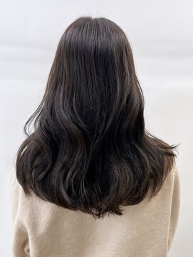 アイティーバイアルバム 八王子店(IT by ALBUM) ココアブラウン_斜めバンググレージュカラーシルキー_ba444461