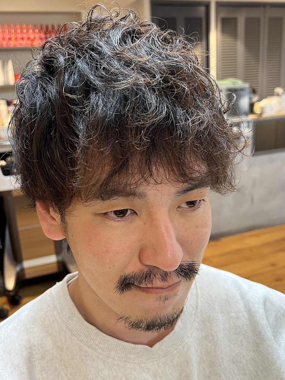 パーマ×カット 30代/40代/メンズ/ニュアンスパーマ：L183512026