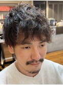 パーマ×カット 30代/40代/メンズ/ニュアンスパーマ