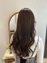 アンド ラ ブランシュ(&.La Blanche)&nbsp;黒髪カタログ/グレーベージュ/レイヤーロング/アッシュカラー