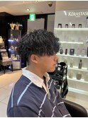 ツイストスパイラルパーマ　ツイストパーマ　メンズパーマ
