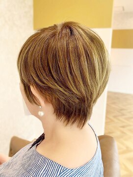 コバルトガーデン 佐賀(Cobalt-garden) 30代40代50代に人気◎マスク美人のスッキリ小顔見せ丸みショート