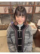 ヒカリス 東三国(HIKARIS) 笑顔溢れるピンクベージュ/顔周りレイヤー/外ハネボブ