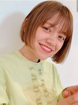 ディッセンバー 神宮前(December) 切りっぱなしボブ/エアリーロング/美髪/ピンクブラウン