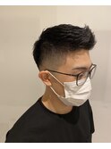 スキンフェード爽やか前上げ