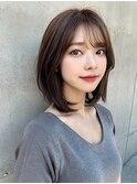 大人可愛い小顔前下がりボブ×ナチュラルボブ×ミニボブ20代30代