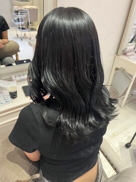 ナンバー ユアイロ 川崎(N° uairo) 【森山】黒髪/ひし形セミロング/髪質改善/艶髪/韓国