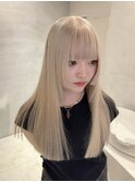着物/フェミニンロング/似合わせカット/ウェーブミディアム/梅田