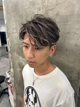 キング 楠葉店(K!ng) 波巻きツイストスパイラルパーマ/フェザーパーマ/眉毛/メンズ