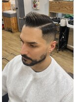 メゾンフォーメン 心斎橋店(Maison for men)&nbsp;サイドパート　ハードパート　スキンフェード　ローファード