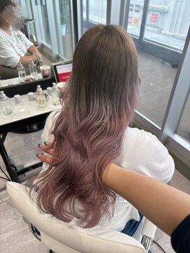 ルクス(Luxs) ブリーチありダブルカラー/グラデーション