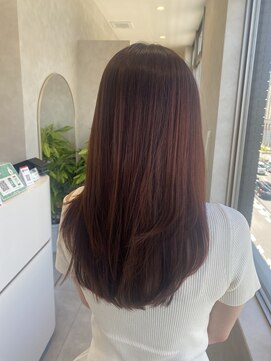 エレノア 枚方(Eleanor) レッドブラウン&レイヤーヘア☆ SHIZUKU