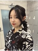 浴衣とヘアセットで可愛いスタイルに!