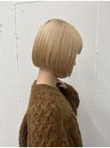 ボブ/ショート/ハイトーン