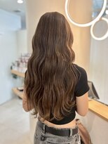 エトワ(ETOWA)&nbsp;レイヤーカット/顔周りカット/ロングレイヤー/ベージュ