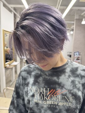 リノート バイ エゴル 太田川(Linoet by ENGOL) ブルーラベンダー/ハイトーンカラー/坂野貴哉