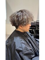 レム 泉中央店(L.E.M)&nbsp;波巻きパーマ×ハイライト