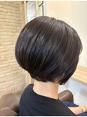 小顔ショートオーガニックカラー