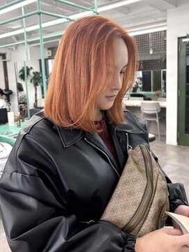 エイト 川崎店(EIGHT) Orange ブリーチ/ハイライト/デザインブリーチ