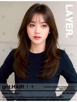 グリット ヘアープラス(grit.HAIR|+) 【grit.】レイヤー