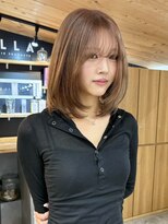 キラ 原宿(KILLA)&nbsp;ミルクティーベージュ/ダブルカラー/ココアブラウン/レイヤー