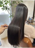 ツヤ髪 髪質改善ストレートロング