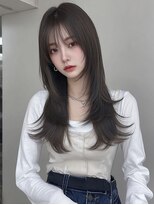 レア 新越谷(LEA) 柔らかロングレイヤー × ベージュブラウン