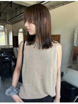 ロールアップスリーブス(ROLL UP SLEEVES) moca brown / 大人ロブ