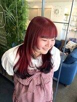 ダブル アンダーバー サロン(W_SALON) 【W_SALON 河原町】ボルドー×ブラック×レイヤー