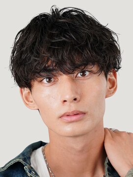 フィフス 栄(fifth) 栄メンズパーマルーズパーマシャドウパーマッシュウルフゆるめ