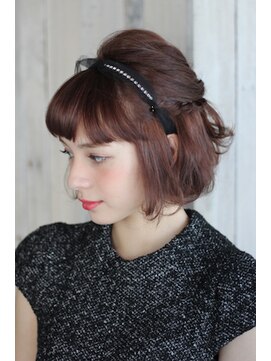 ノラジャーニー(NORA Journey) ボブ☆ふんわりトップの華やかアレンジ☆