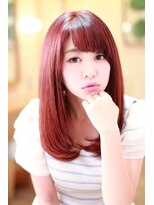 ワームス(warmth) 【warmth(大槻)】チェリーピンク×ラメストレート